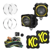 KC HiLiTES 265 KC FLEX ERA 1 LED 2-Light Master Kit with Wiring Harness and Spre