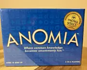 Anomia Card Game 3-6 Players Ages 10 and Up Mensa Select Fast Paced Word Recall