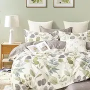 Essina Double Bed Quilt Cover Set – 3 Pcs Double Quilt Cover Set - Double Quilt Cover and 2 Pillow Shams – 620 Thread Count Cotton Duvet Cover – Luxurious Double Bed Quilt Cover Cotton– Watercolour