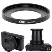 Lens / Filter Adapter Ring 52mm For Sony DSC-RX100 RX100 II III IV V Metal