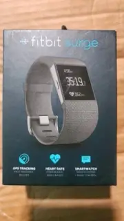 Fitbit Surge Wristband Activity Tracker, Large - Black