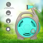 Garden Water Spray Auto Rewind Retractable Wall Mount Hose Reel w/Spray 12M/15M