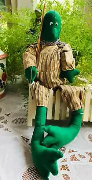 PLUSH ANIMAL - FISHIN' FROG