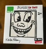 Vilac Keith Haring 9 Cubes en Bois
