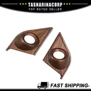 Piece of 2 A-Pillar Speaker Ring Trim fit for Honda CR-V 17-22 Peach Wood Grain (for: Honda)