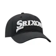 Srixon Adjustable Golf Cap Hat Unstructured Black / White #GE1312