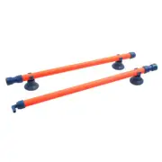 Orange 18.5" Length Fish Tank Filter Hydroponic Air Stone Bubble Wall Tube Pump