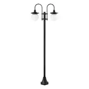 Solar LED Post Light 182cm Outdoor Street Garden Pathway Security Pole Lamp Yard Driveway Patio Energy Powered Pillar Lantern