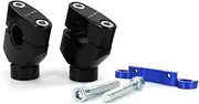 Motorcycle Handlebar Riser Clamp Motorcycle Handlebar Riser Bar Clamp Set Mounts 28.6mm and OEM Handlebar 22.2mm Bikers for YA&MA&HA MT-07 FZ-07 2015-2020(Blue)