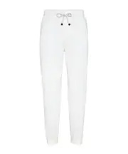 Brunello Cucinelli Drawstring Tapered Track Pants XL,M off white