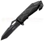 Boker Plus 01KAL11 Kalashnikov KAL 11 Folding Knife Tanto Combo Edge