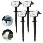 Solar Spot Lights Outdoor Waterproof IP67 Motion Sensor Outdoor Lights Solar ...