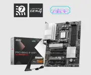 MSI PRO B840-P WIFI, AMD B840, 4x DDR5 256GB, 1x HDMI, 5x PCI-E x16 slot, 2x M.2, Wi-Fi 7 PRO B840-P WIFI