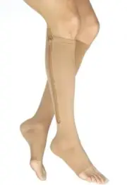 JOBST Vairox 30-40mmHg Open Toe Knee High Sock w/Zipper Size: Medium A Short