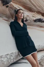 Essential Knit Skirt (Black)
