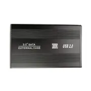 3.5inch External USB2.0 SATA Hard Disk Drive HDD Enclosure Caddy Case for PC