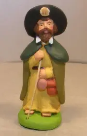 NEW PILGRIM TO COMPOSTELA, 6 cm, Santons Didier