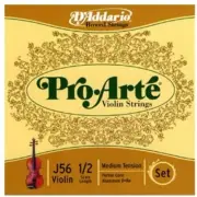 D'Addario J56 1/2 M Pro-Arte Nylon violin Strings, Medium