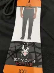 New Spyder Active Men’s Jogger Pant Breathable Moisture Wicking Tapered Leg 2XL