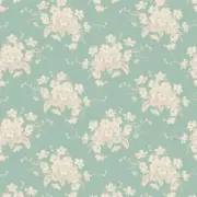 Patchwork Quilting Fabric Tilda Sunday Brunch Flower Teal 50x55cm FQ