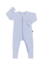 [Bonds] Bonds Baby Zip Cotton Wondersuit in Stripe 6U6 Size: 3-6 Months 3-6 Months Stripe 6U6
