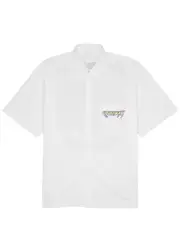 Givenchy World Tour Printed Cotton-poplin Shirt - White - 39 (C15.5 / M) 39 (C15.5 / M)