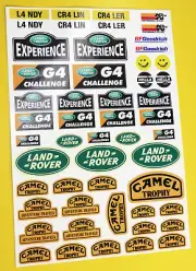 10th scale RC Rock Crawler 4x4 off road CAMEL stickers to fit RC4WD TRX-4 etc