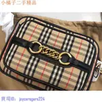 二手 BURBERRY THE LINK 1983 復古格紋 相機包 鍊包 肩背包現貨