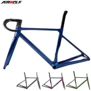 Airwolf T1100 Carbon Road Bike Frame Climbing Bike 950g 700x38c Racing Bike