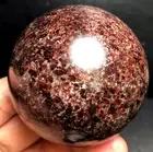 386g 58mm Natural RED Garnet Crystal gemstone stone sphere BALL HEALING X412