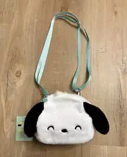 NWT Sanrio Japan POCHACCO Shoulder Pouch Smiling Nikoniko Plush Mini Bag Purse