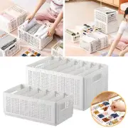 Plastic Jeans Storage Box Foldable Plastic Clothing Storage Basket ire