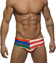 [RQPYQF] YK63 Men's Swimming Trunks Tight Short Swimming Shorts with Drawstring Swimming Trunks Classic Swimming Briefs Summer Swimming Trunks Short Briefs Bikini Bottom