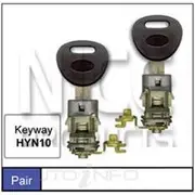 Nice Door Lock Barrel - Pair, NDL133C
