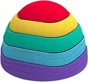 Stepping Stones Set, Obstacle Course Stepping Stones, Colorful Balance Stones For Kids, Ulticoloured Stackable Obstacle Course Balance Stones Encourage Motor Skills For Kids