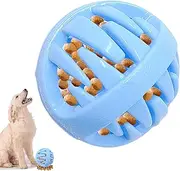 Dog Treat Puzzle - Food Dispensing Dog Toys to Keep Them Busy | Brain Stimulation Puppy Teething Ball Slow Feeder for Training Boredom Prevention