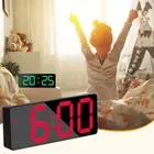 Nightlight Bedside Table Electronic Clock Alarm Clock Large Number LED Digital