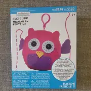 NEW CHILD Creatology FELT CUTIE OWL LEARN TO SEW Ages 7+ Pink FREE SHIPPING