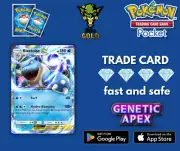 Pokemon TCG Pocket Blastoise EX CARD Pokemon Trading Card Game Pocket
