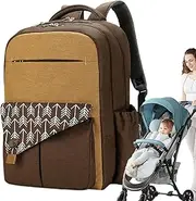 Large Backpack Diaper Bags | Double Layer Waterproof Backpack Diaper Bag - Multi-Function Waterproof Bag For Kids Clothing Large Capacity