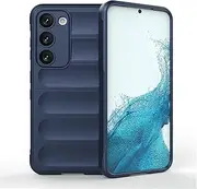 JOJOBE Soft TPU Protective Phone Case for Samsung Galaxy S23 Plus 5G Cover case Inner Soft Cushion, Drop-Proof Anti-Crack Case Compatible with Samsung S23+ 5G-Blue