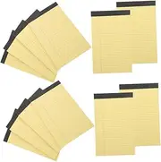 Operitacx 12 Pads Double Sided Legal Pads Thick Paper Notepads Lined Note Paper Small Notepad for Students and Lawyers