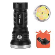 Astrolux® EC07G 13000LM 468M Powerful EDC Flashlight Green Shooting Light+6500K+3000K Color Adjustable Tactical LED Torc