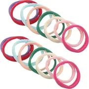CORHAD 16pcs Loom Loops Potholder DIY Craft Kit for Boys and Girls Adults Loom Loop Weaving Toy Macrame Elastic Band