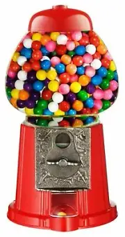 Gumball Sweet Dispenser Candy Vending Machine Free Gum Ball Bubble Jelly Bean