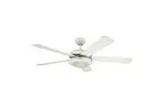 Westinghouse 132cm Comet Ceiling Fan w Reversible Blade Airflow LED Light White