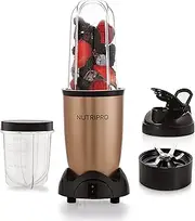 [nutripro] Juicer Mixer Grinder - Smoothie Maker - 500 Watts (2 Jar, Gold) - 2 Year Warranty