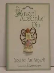 Angel Accent Pin - w/hat, 1 1/2" tall - 49052C