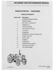 Massey Ferguson 300 series Dealers Workshop Manual Get it Today