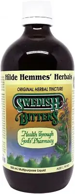HILDE HEMMES HERBALS - SWEDISH BITTERS LIQUID ALL SIZES AVAILABLE